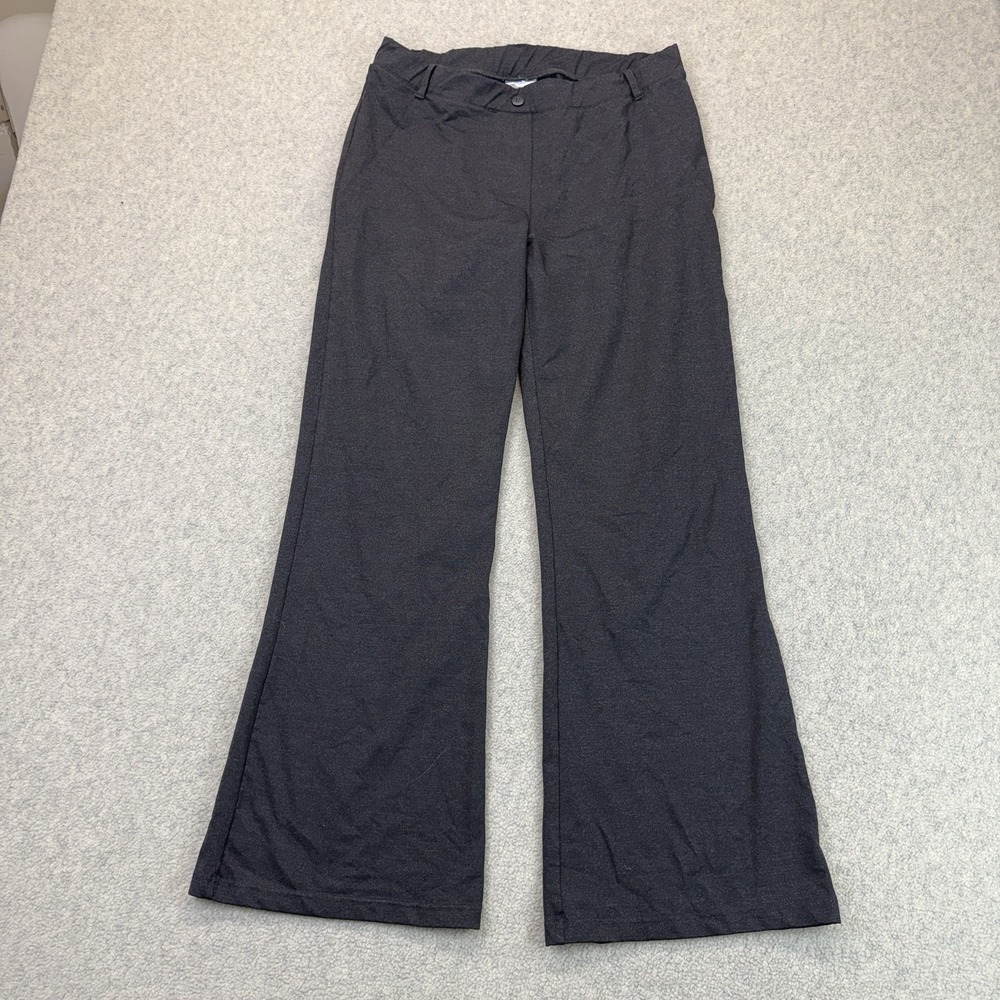 Yogipace Women's Bootcut Yoga Dress Pants Charcoal Stretch Size XL